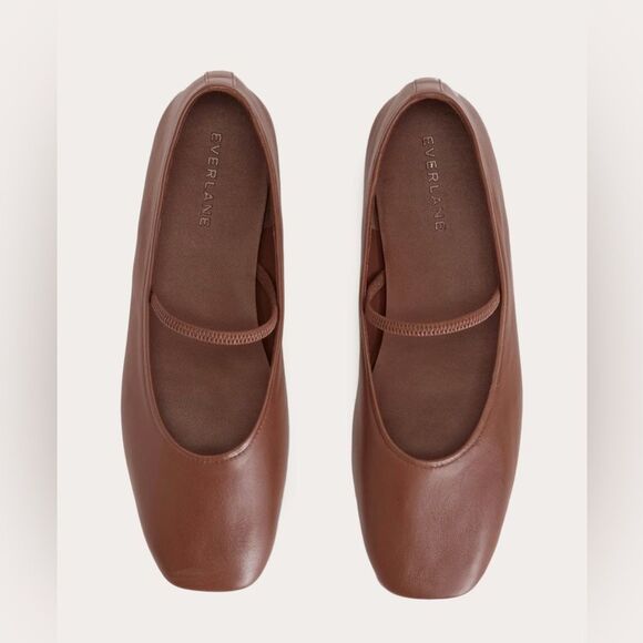 New Everlane The Day Mary Jane Rum Size 9 - Picture 1 of 11